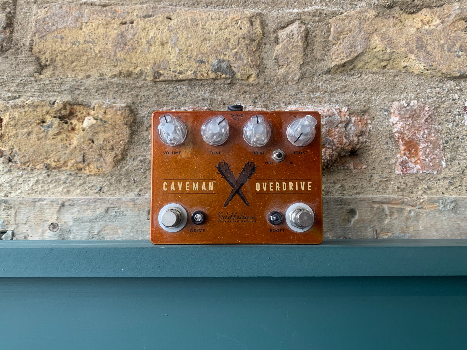 caveman pedal Oddfellow Caveman Overdrive