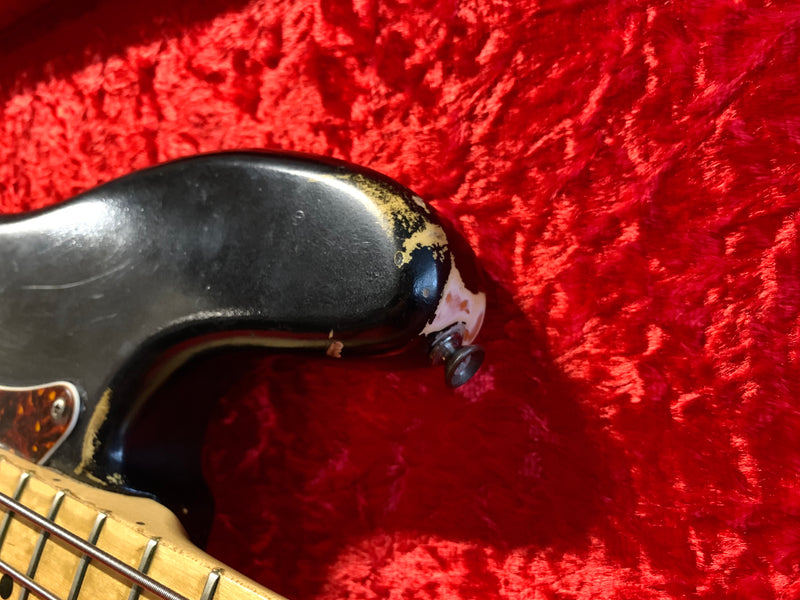 Fender Precision Bass Black Refinish 1978