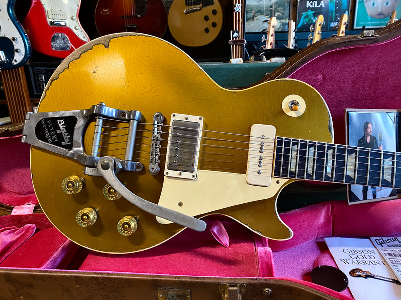 Gibson Custom Sergio Vallin Signature '55 Les Paul Murphy Lab Aged Goldtop 2022