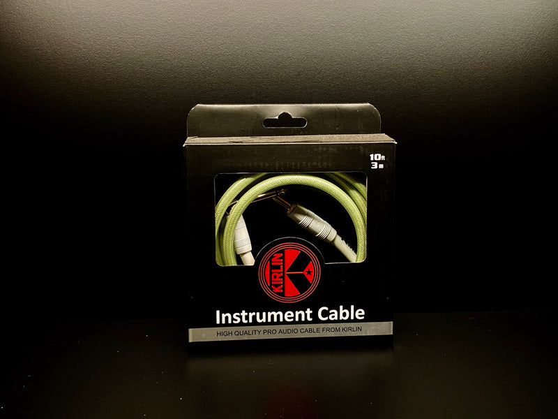 Kirlin 10ft Gel Cable Green