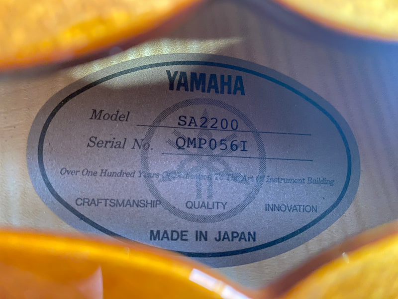 Yamaha SA2200 Sunburst 2006