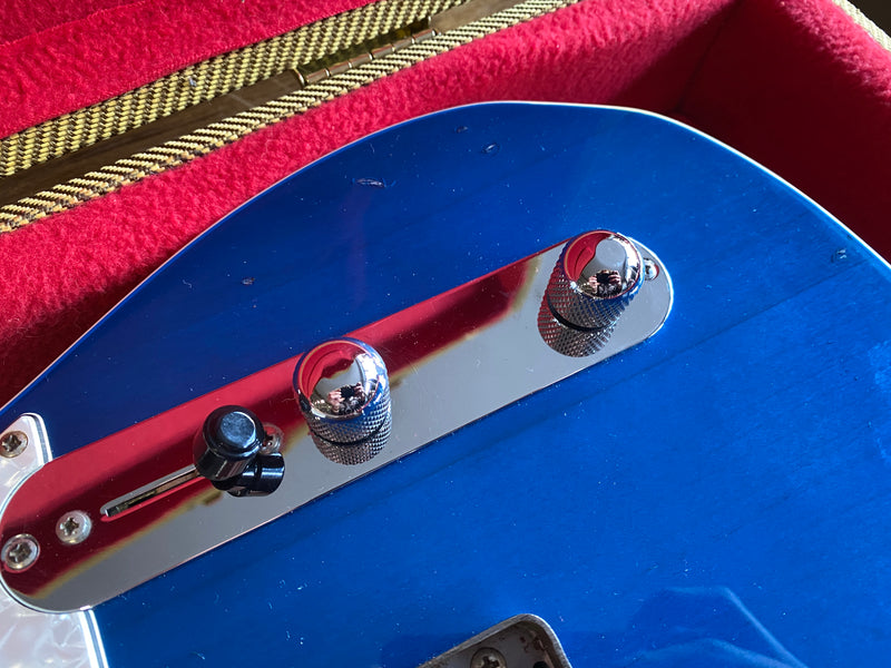 Fender MIJ Jerry Donahue Telecaster Sapphire Blue Transparent 1990's