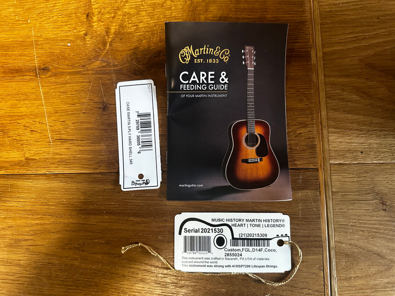Martin Custom Shop D-14F Cocobolo 2016