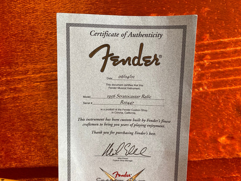Fender Custom Shop '56 Stratocaster Relic 2002