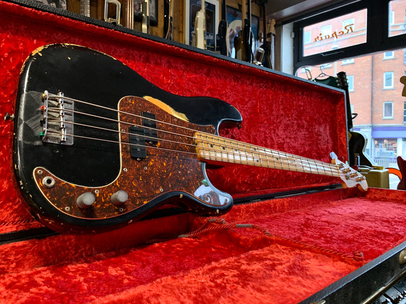 Fender Precision Bass Black Refinish 1978