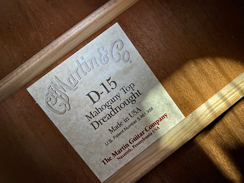 Martin D-15 Left-Handed 1999