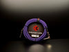 Kirlin 10ft Fabric Cable Purple Angled Jack