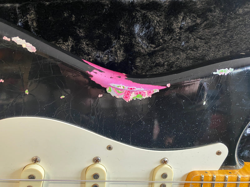 Fender Custom Shop '57 Stratocaster Relic Limited Edition Black Over Pink Paisley 2016