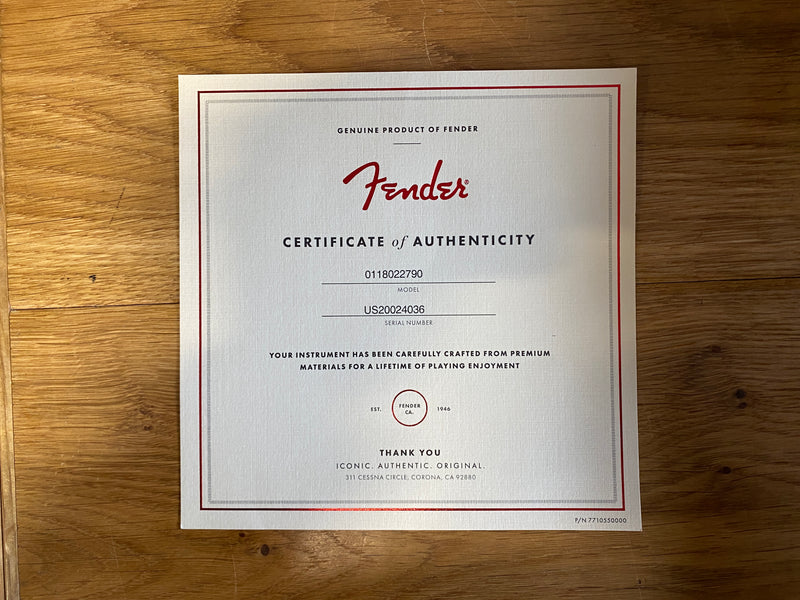 Fender American Ultra Stratocaster Texas Tea 2020
