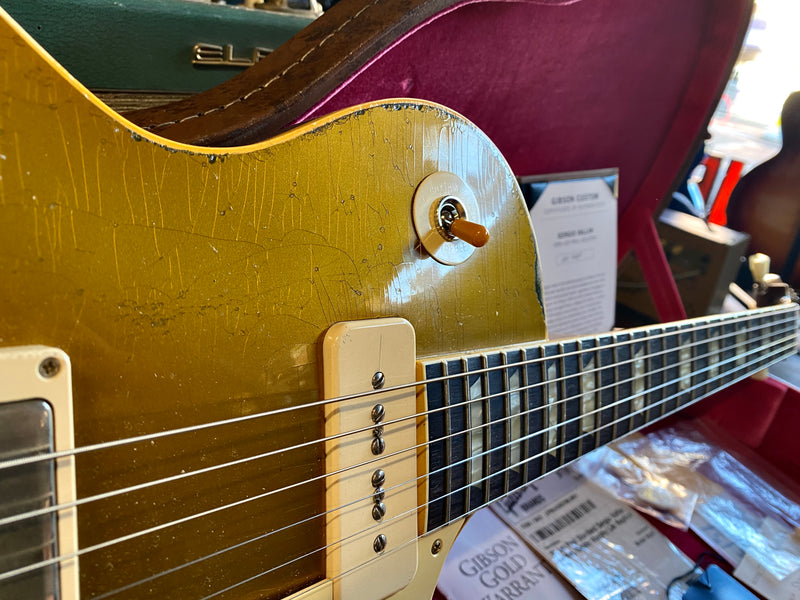 Gibson Custom Sergio Vallin Signature '55 Les Paul Murphy Lab Aged Goldtop 2022