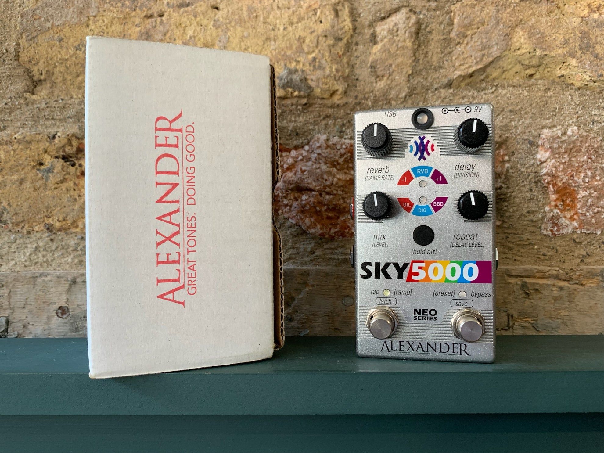 alexander pedals sky 5000 Alexander Pedals Sky 5000 Reverb/Delay (Secondhand)