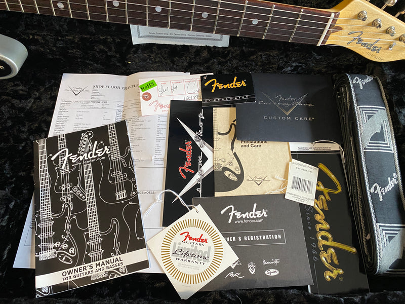 Fender Custom Shop Telecaster Pro Closet Classic Firemist Silver 2013