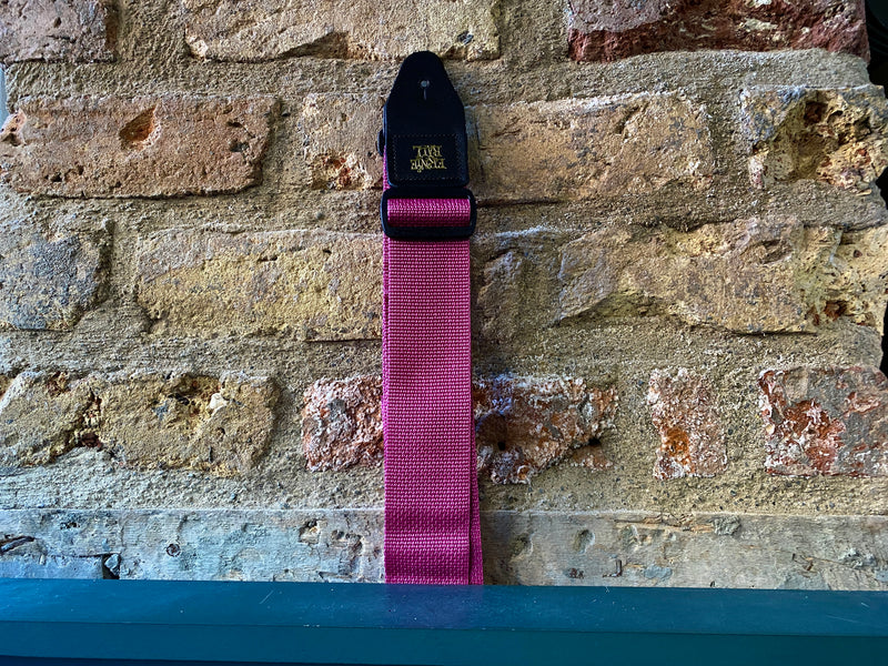 Ernie Ball Polypro Raspberry & Black Strap