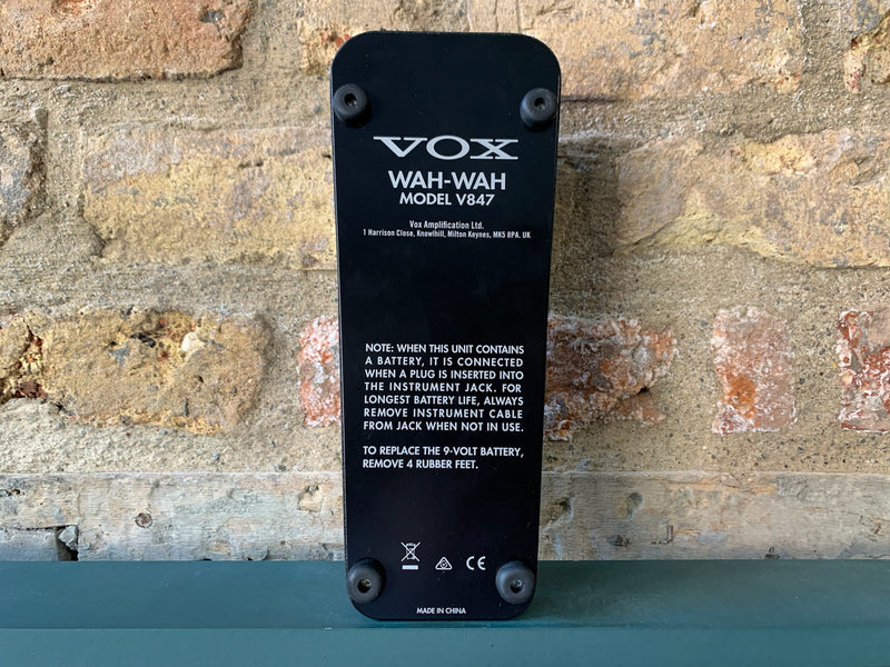 Vox V847 Wah