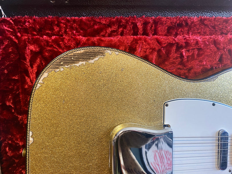 Fender Custom Shop '63 Telecaster Custom Relic Gold Sparkle Limited Edition NAMM 2020