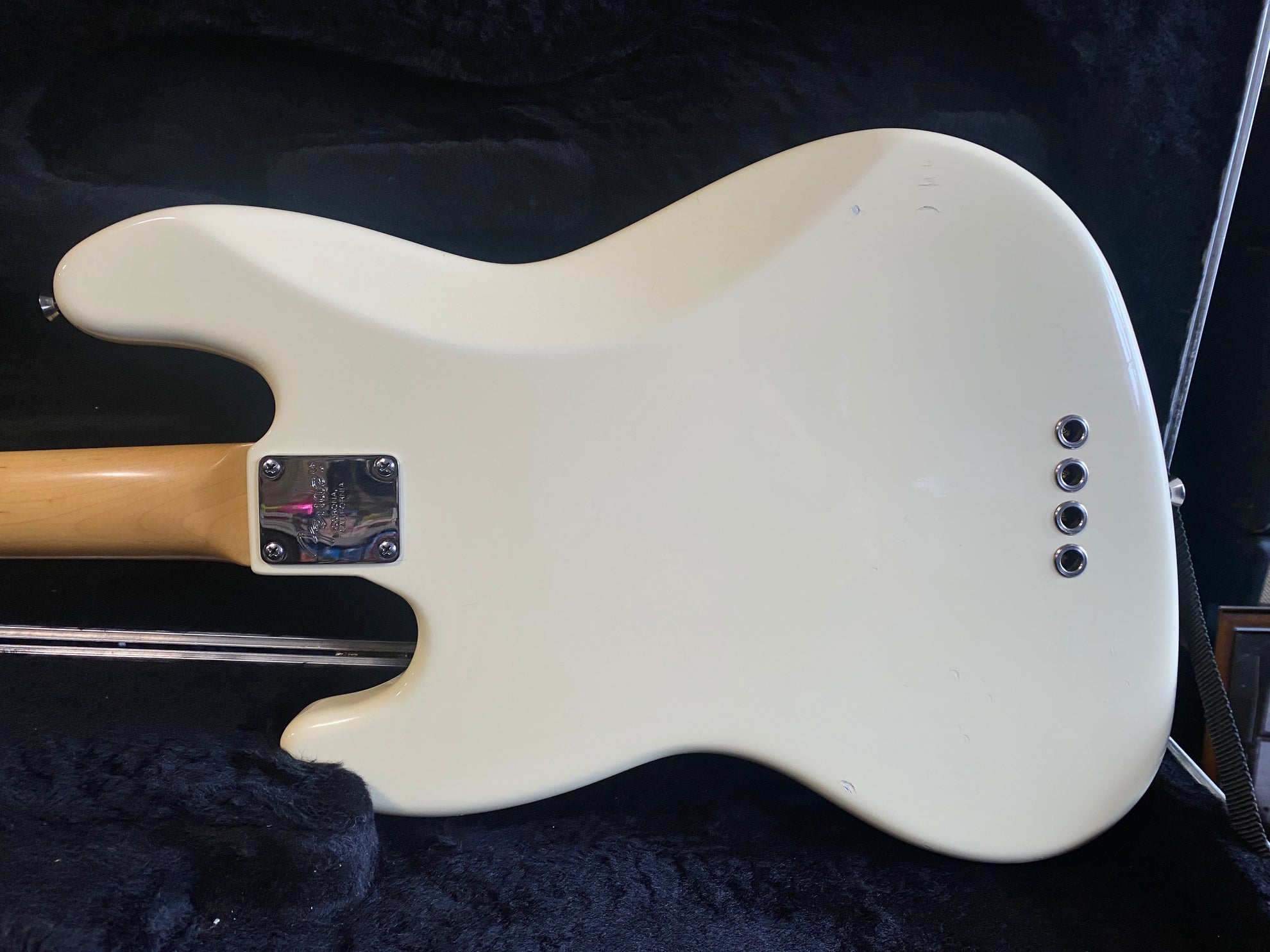Fender olympic white jazz bass