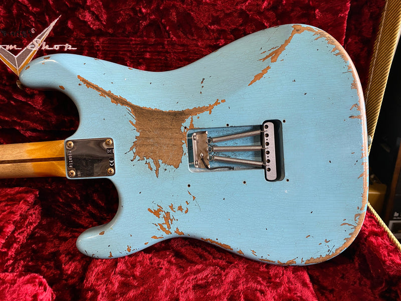 Fender Custom Shop '57 Stratocaster Heavy Relic Daphne Blue 2021