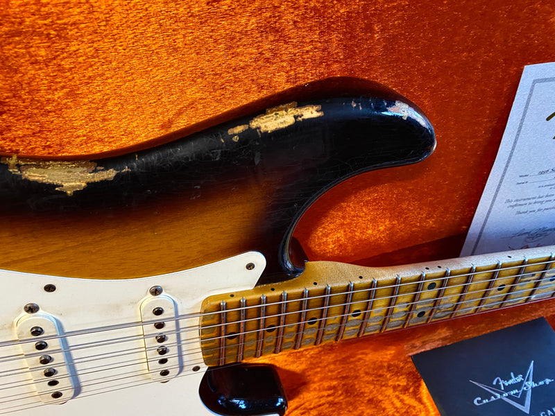 Fender Custom Shop '56 Stratocaster Relic Sunburst 2015