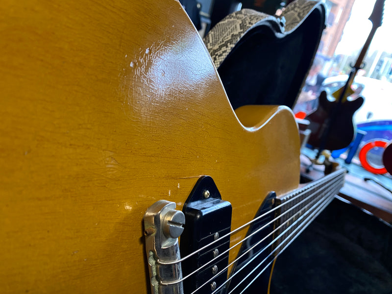 Dwight Les Paul Junior Style TV Yellow