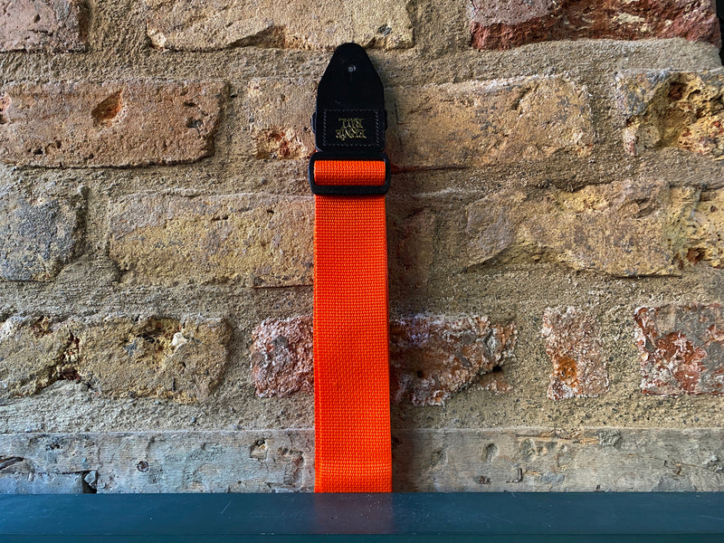 Ernie Ball Polypro Orange & Black Strap