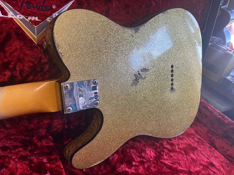 Fender Custom Shop '63 Telecaster Custom Relic Gold Sparkle Limited Edition NAMM 2020