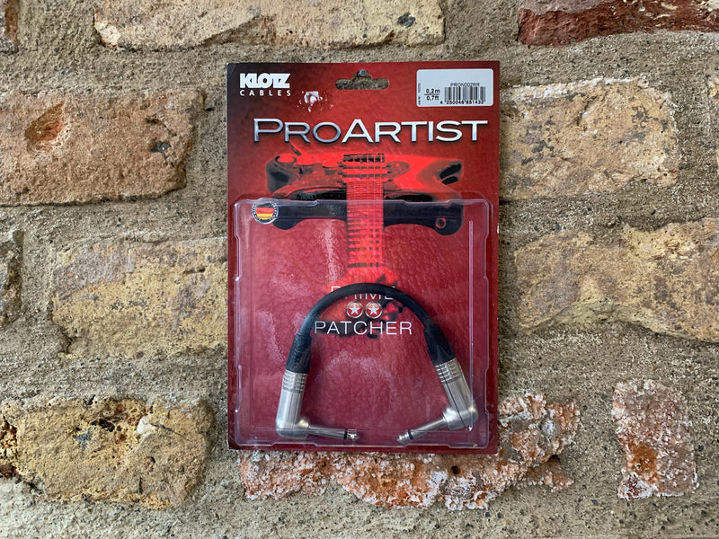 Klotz Pro Artist Prime 20cm Patch Cable