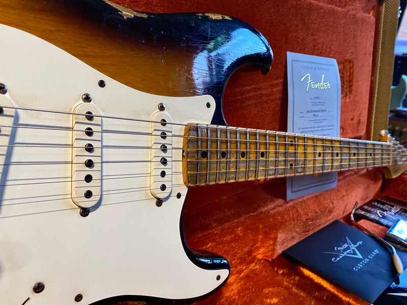 Fender Custom Shop '56 Stratocaster Relic Sunburst 2015