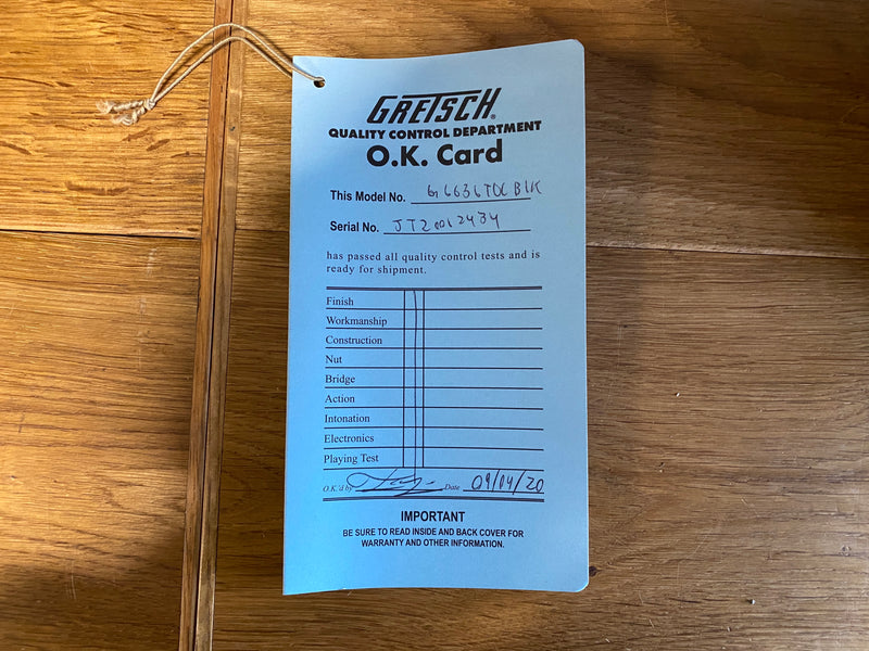 Gretsch G6636T Players Edition Falcon Black 2020