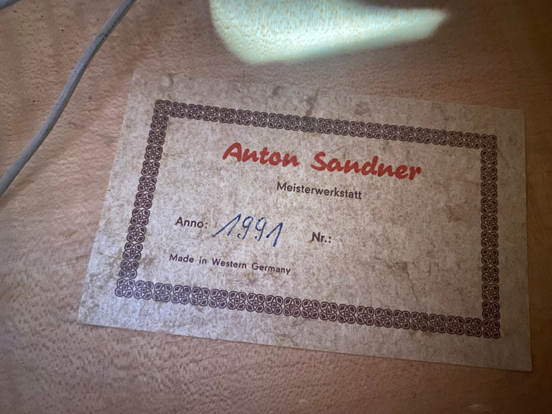 Anton Sandner Custom Archtop 1991