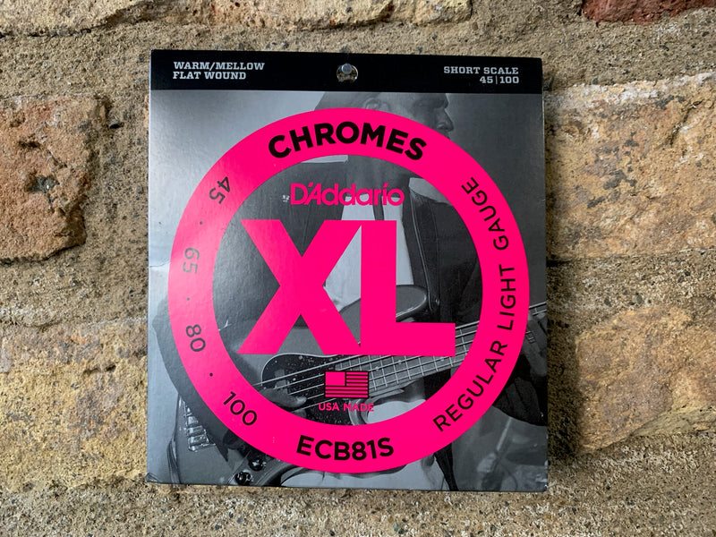 D'Addario Chromes ECB81S 45-100 Short Scale