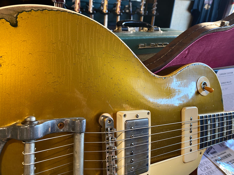 Gibson Custom Sergio Vallin Signature '55 Les Paul Murphy Lab Aged Goldtop 2022
