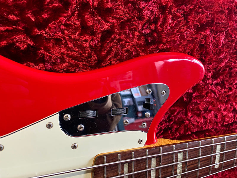 Fender Jaguar Bass CIJ Hot Rod Red 2004
