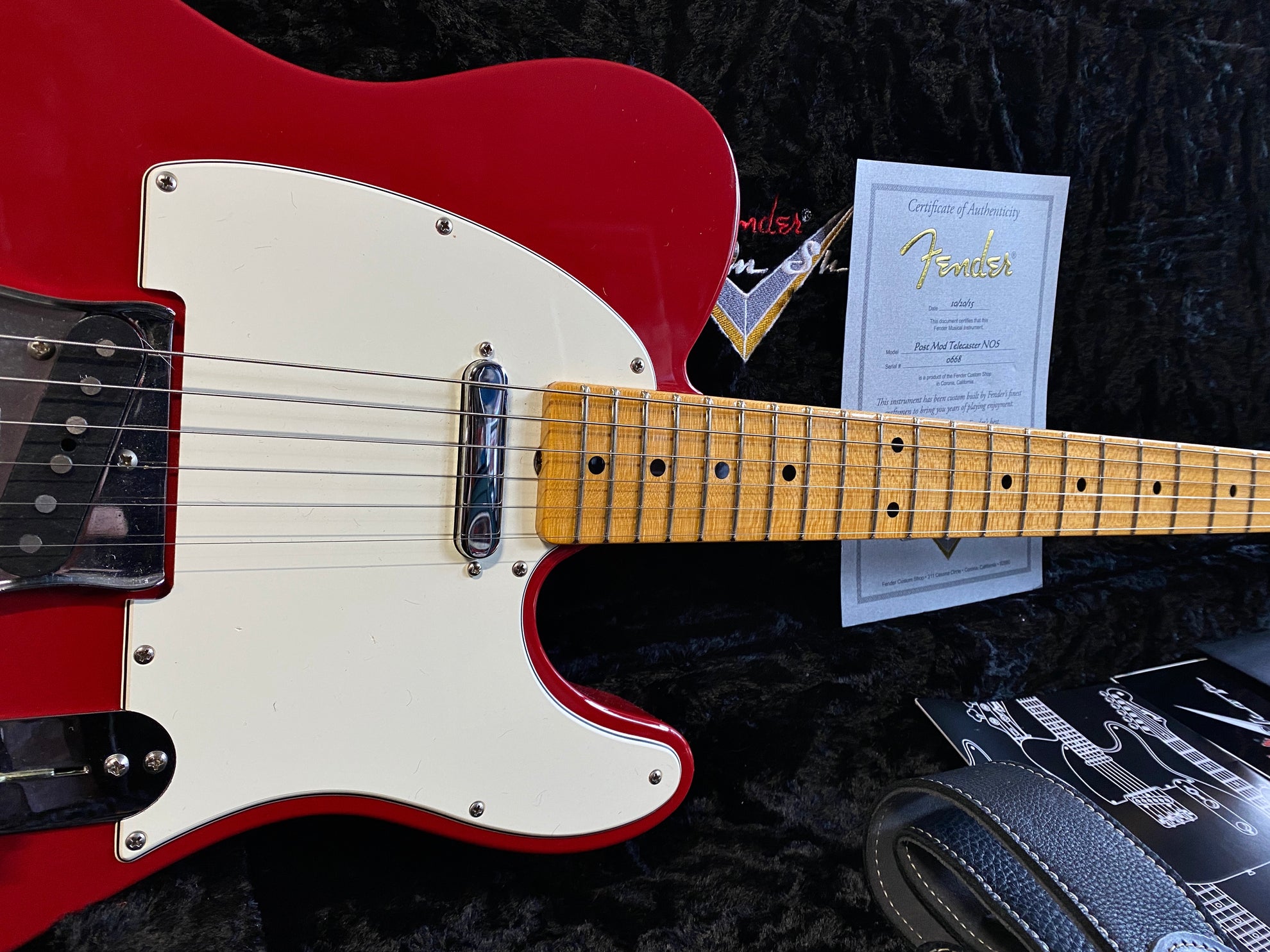 Red Tele Custom Fender Custom Shop Post Modern Telecaster NOS Dakota Red 2015 - Some ...