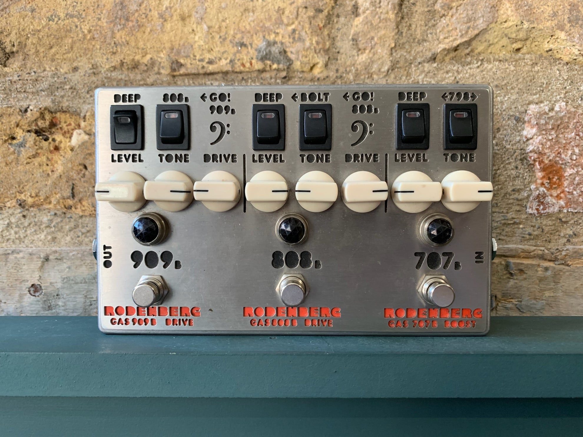 rodenberg pedals Rodenberg GAS-789B NG Bass Guitar Overdrive