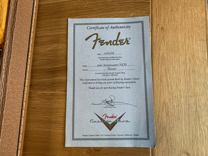 Fender Custom Shop '60 Stratocaster NOS 2008