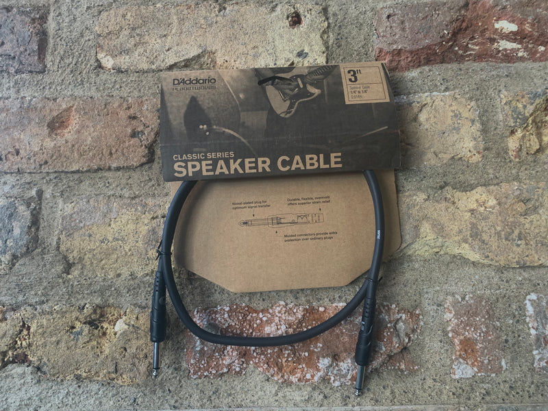 D'Addario Classic Series Speaker Cable 3ft