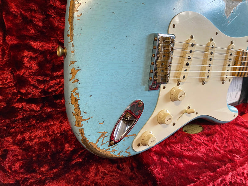 Fender Custom Shop '57 Stratocaster Heavy Relic Daphne Blue 2021