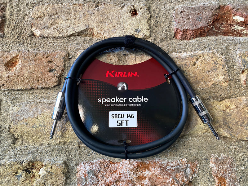 Kirlin Deluxe Speaker Cable Mono Jack 5ft
