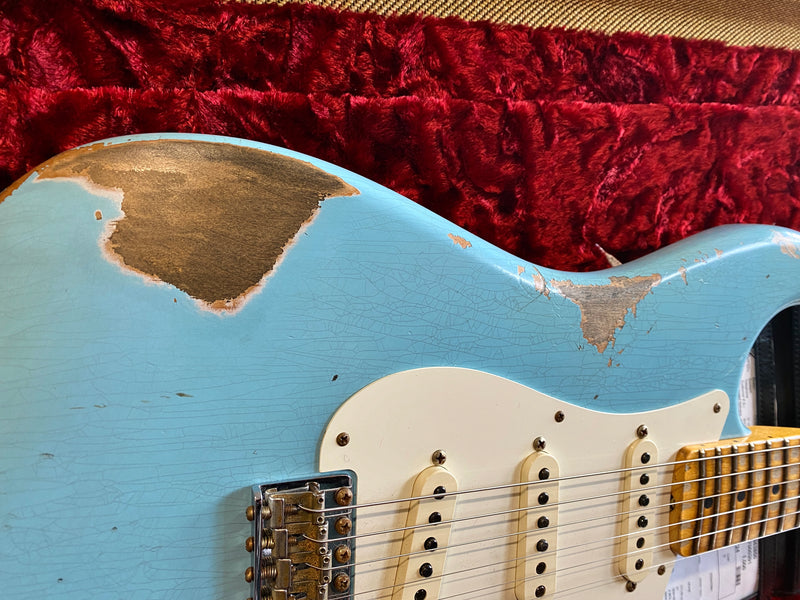 Fender Custom Shop '57 Stratocaster Heavy Relic Daphne Blue 2021
