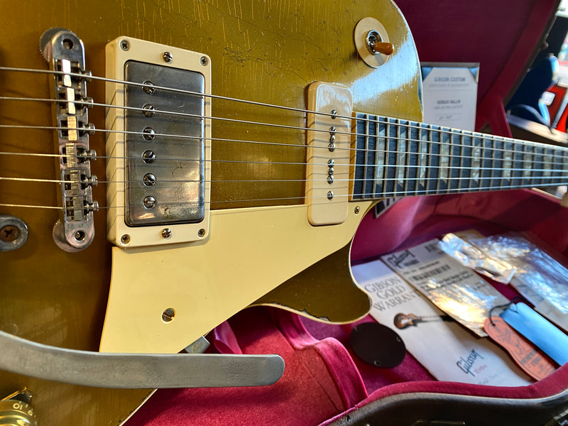 Gibson Custom Sergio Vallin Signature '55 Les Paul Murphy Lab Aged Goldtop 2022