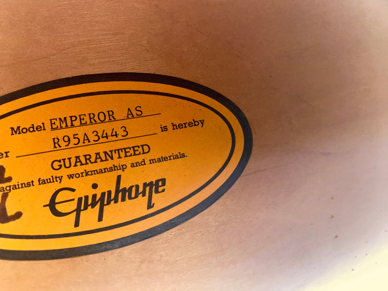 Epiphone Emperor Sunburst 1995