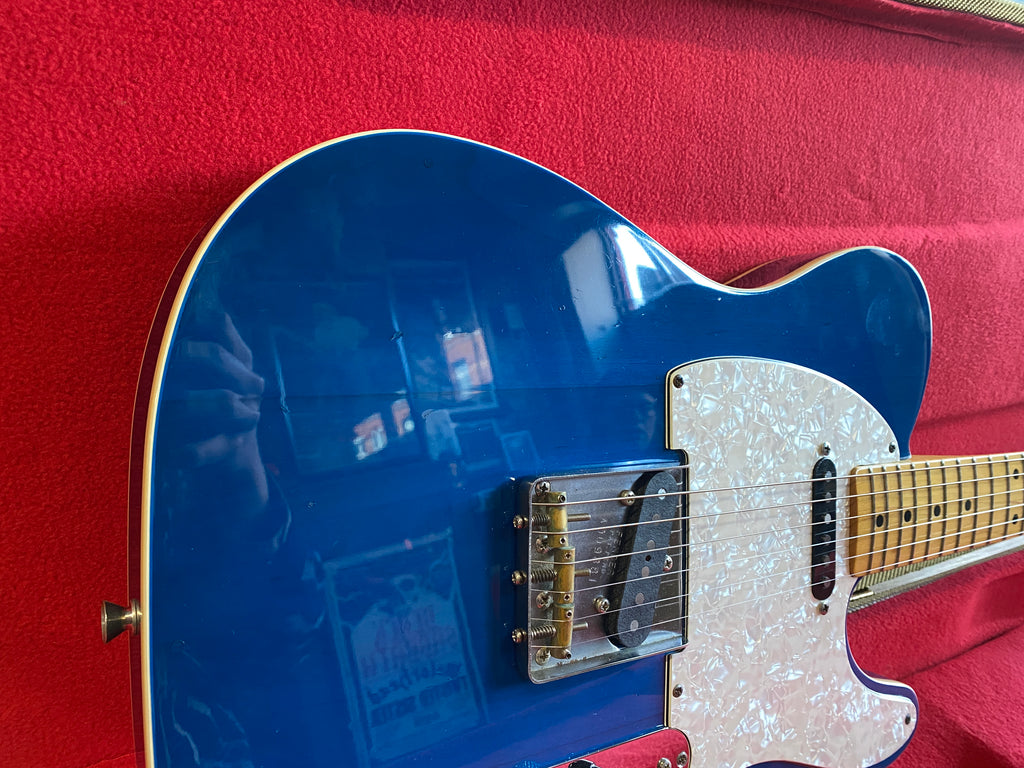 Fender MIJ Jerry Donahue Telecaster Sapphire Blue Transparent 1990's ...