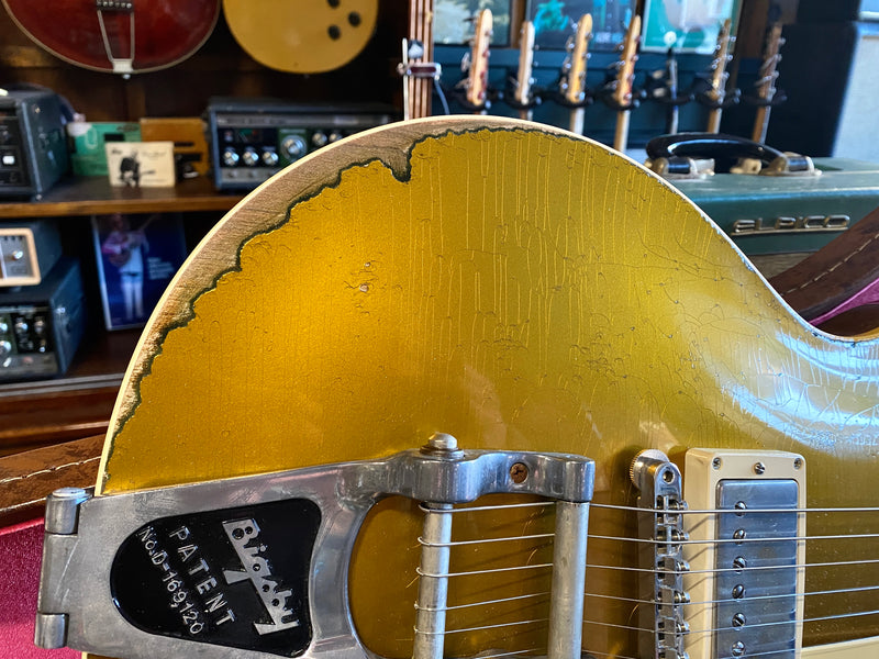 Gibson Custom Sergio Vallin Signature '55 Les Paul Murphy Lab Aged Goldtop 2022