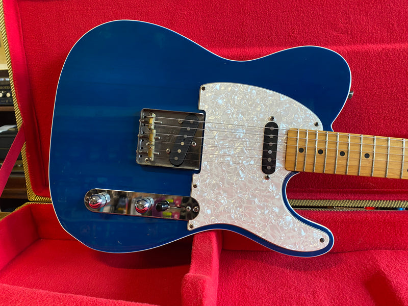 Fender MIJ Jerry Donahue Telecaster Sapphire Blue Transparent 1990's