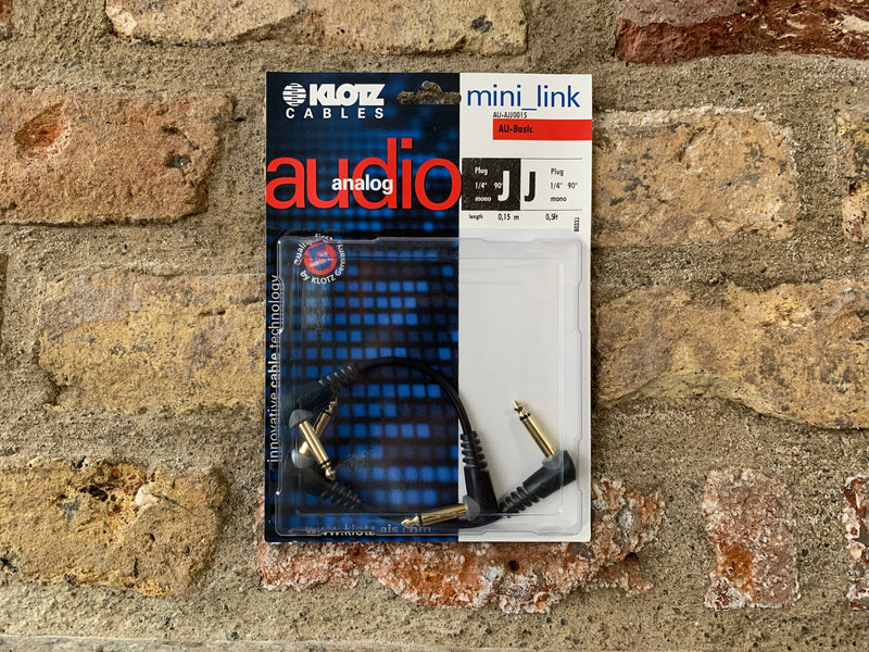 Klotz AU-Basic 6" Patch Cable 2-Pack