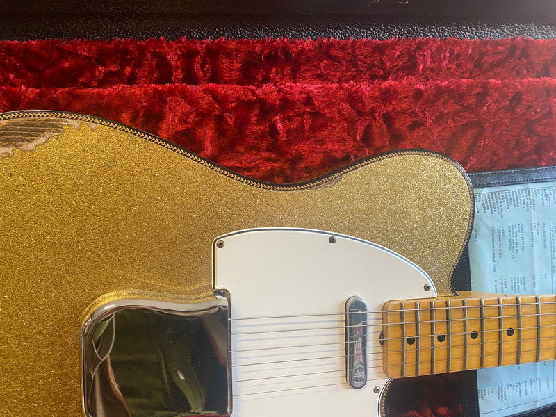 Fender Custom Shop '63 Telecaster Custom Relic Gold Sparkle Limited Edition NAMM 2020