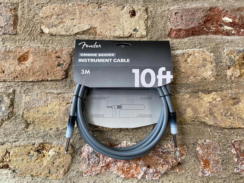 Fender Ombré Series 3m Cable - Silver Smoke
