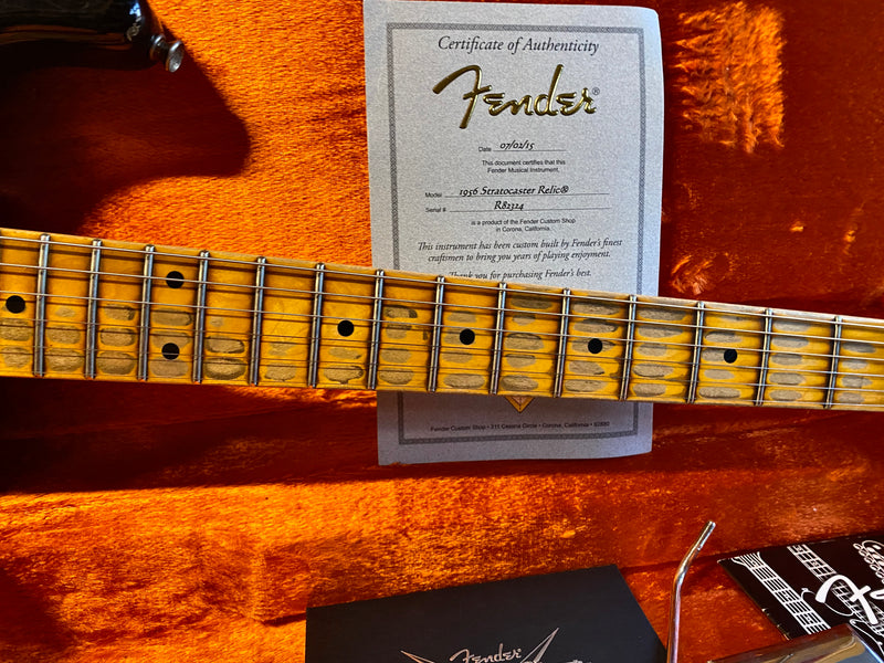 Fender Custom Shop '56 Stratocaster Relic Sunburst 2015