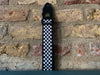 Ernie Ball Black & White Checkered Jacquard Strap