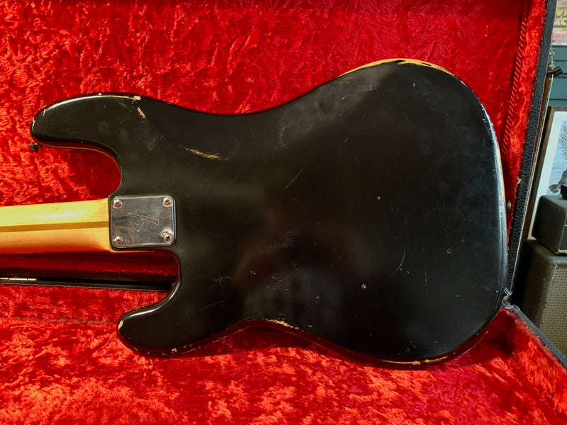 Fender Precision Bass Black Refinish 1978